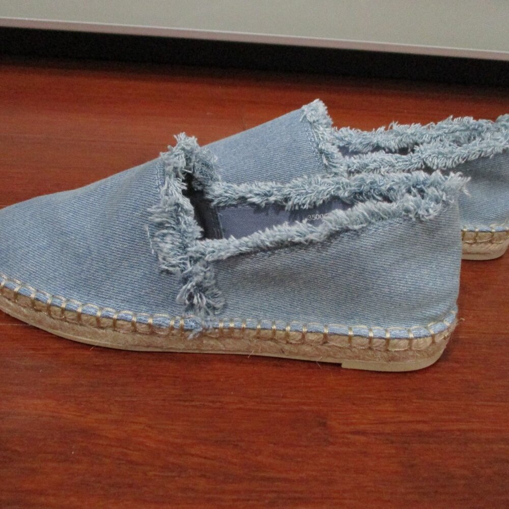 Zara Denim Espadrille Flats - Picture 4 of 9